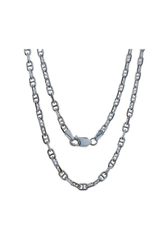 Cadena de 50 cm Forzada Marina en Plata de Ley 925
