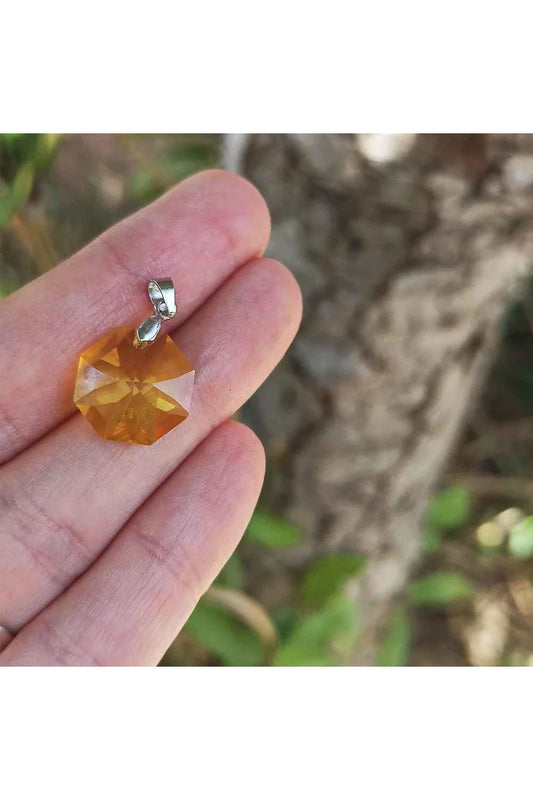 Colgante Octogonal de Cristal de Swarovski