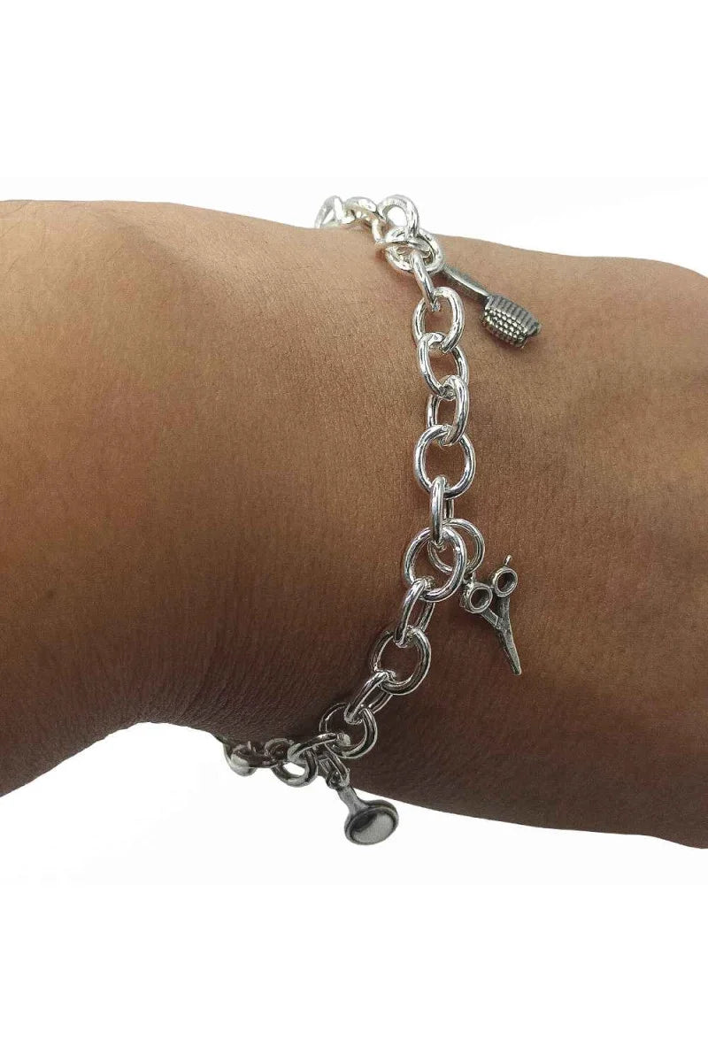 Pulsera Peluquera Plata de Ley 925