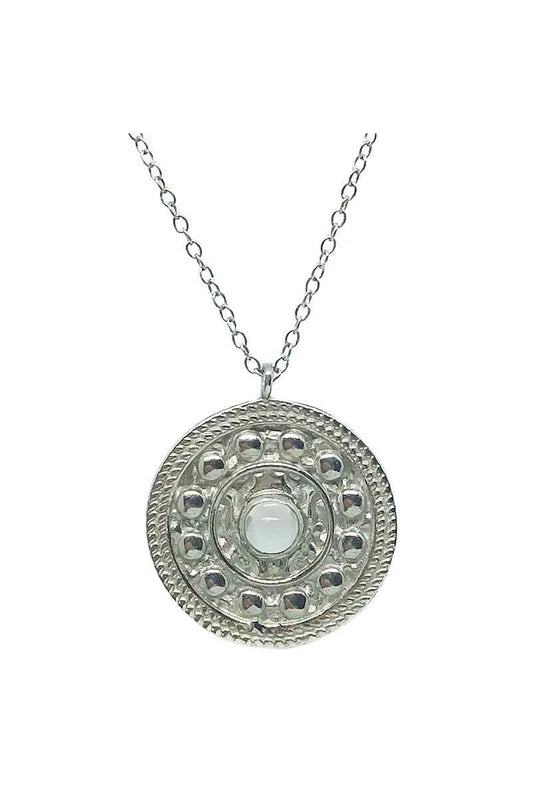 Gargantilla Piedra de Luna en Plata de Ley