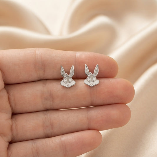 Pendientes de Plata de Ley 925 con Diseño Divertido