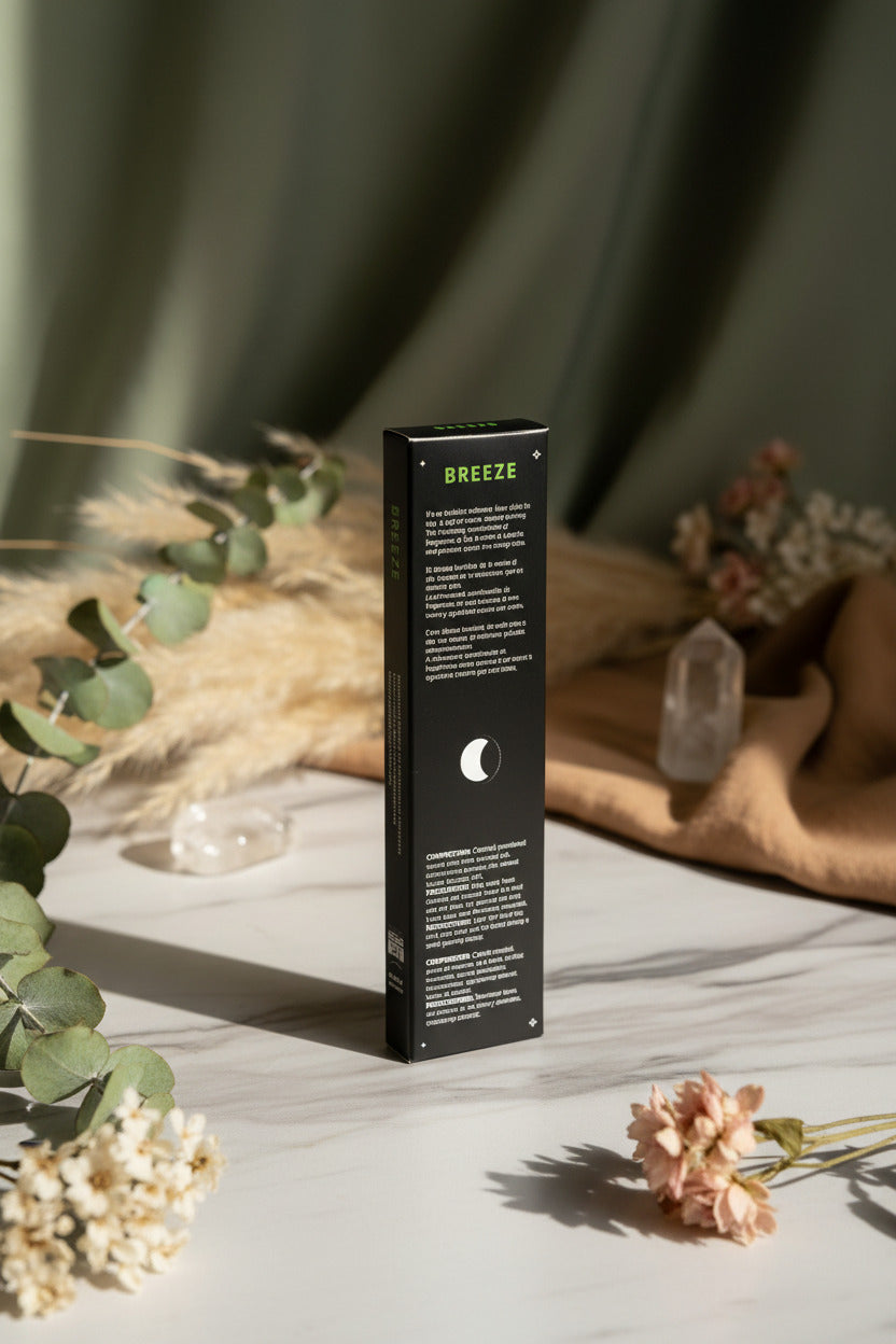 Incienso Artesanal Calma – Luxury Black Edition por Sagrada Madre (Hecho en India)