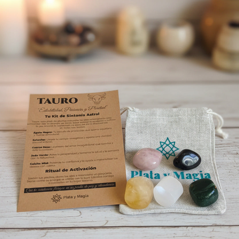 Kit de Sintonía Astral Tauro – Pack de Minerales para la Estabilidad y Plenitud