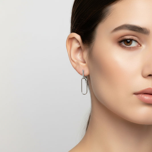 Pendientes Largos Elegantes en Plata de Ley 925 - Regalo Exclusivo para Mujer