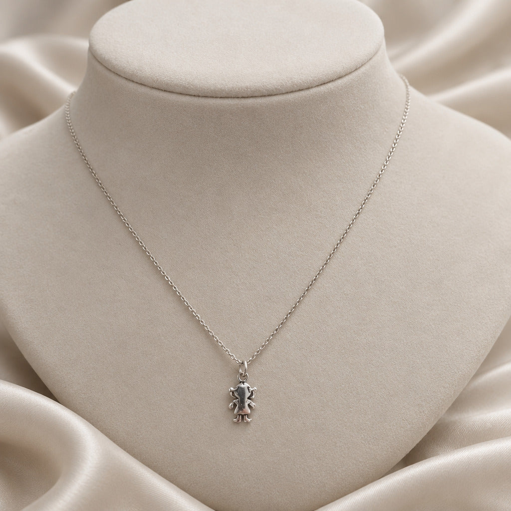 Mini Colgante de Plata de Ley Niña