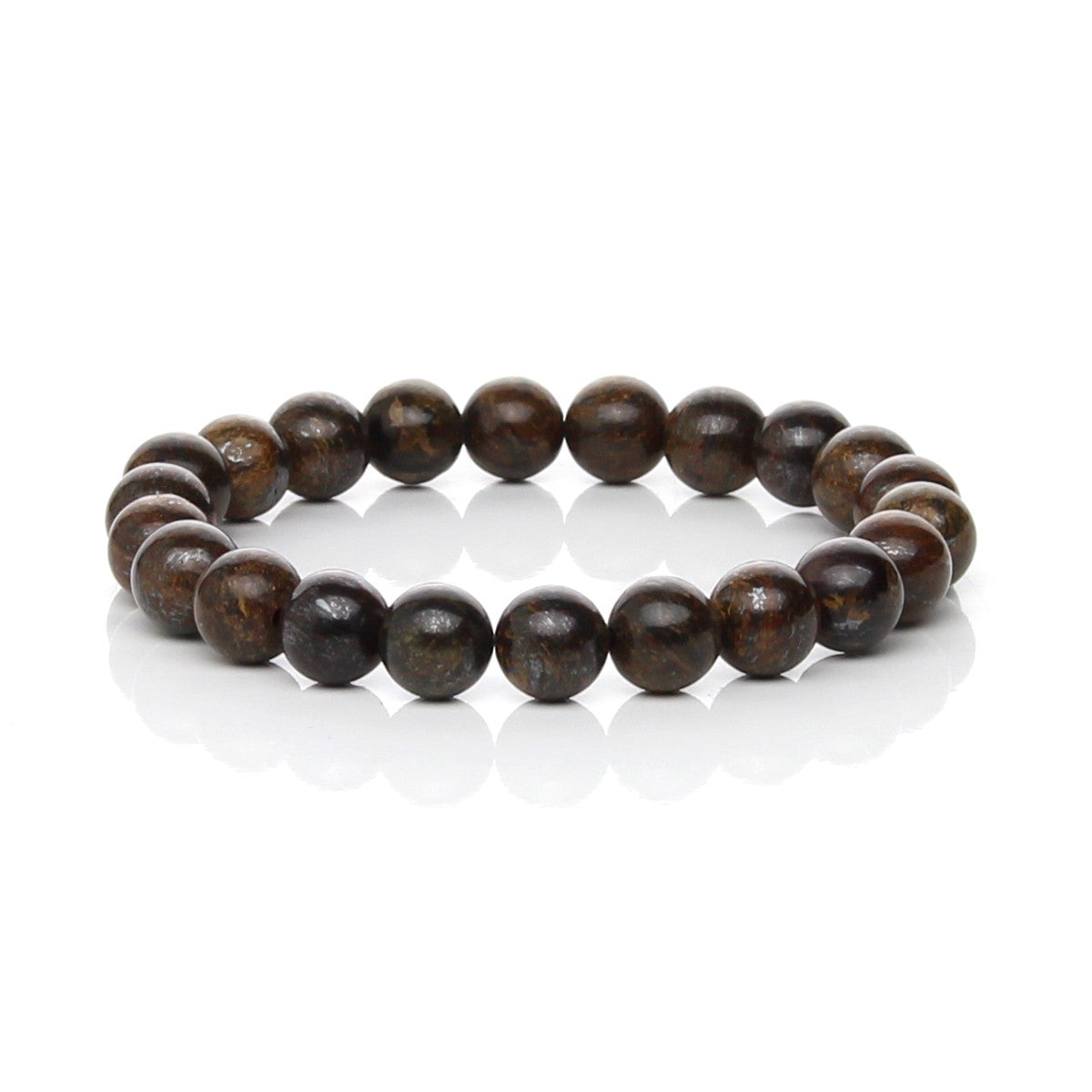 Pulsera Elástica de Broncita Natural (Coraje y Asertividad)