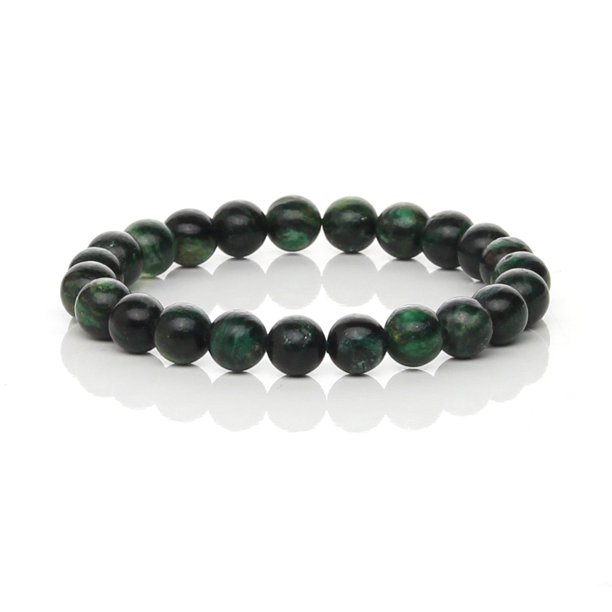 Pulsera Elástica de Esmeralda Auténtica (Amor y Sabiduría)