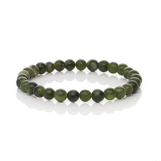 Pulsera Elástica de Jade Natural (Prosperidad y Armonía)