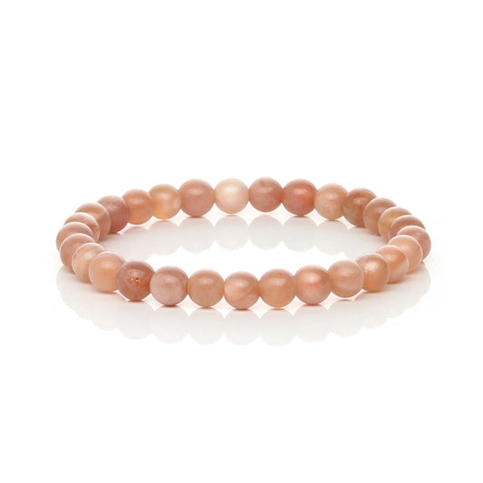 Pulsera Elástica de Piedra Sol Natural (Alegría, Vitalidad y Abundancia)