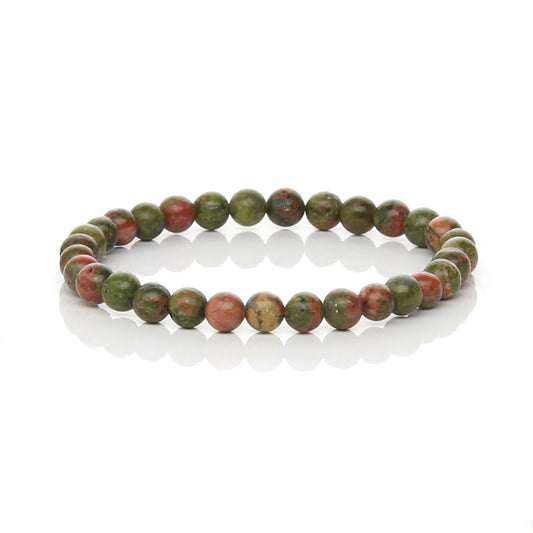 Pulsera Elástica de Unakita Natural