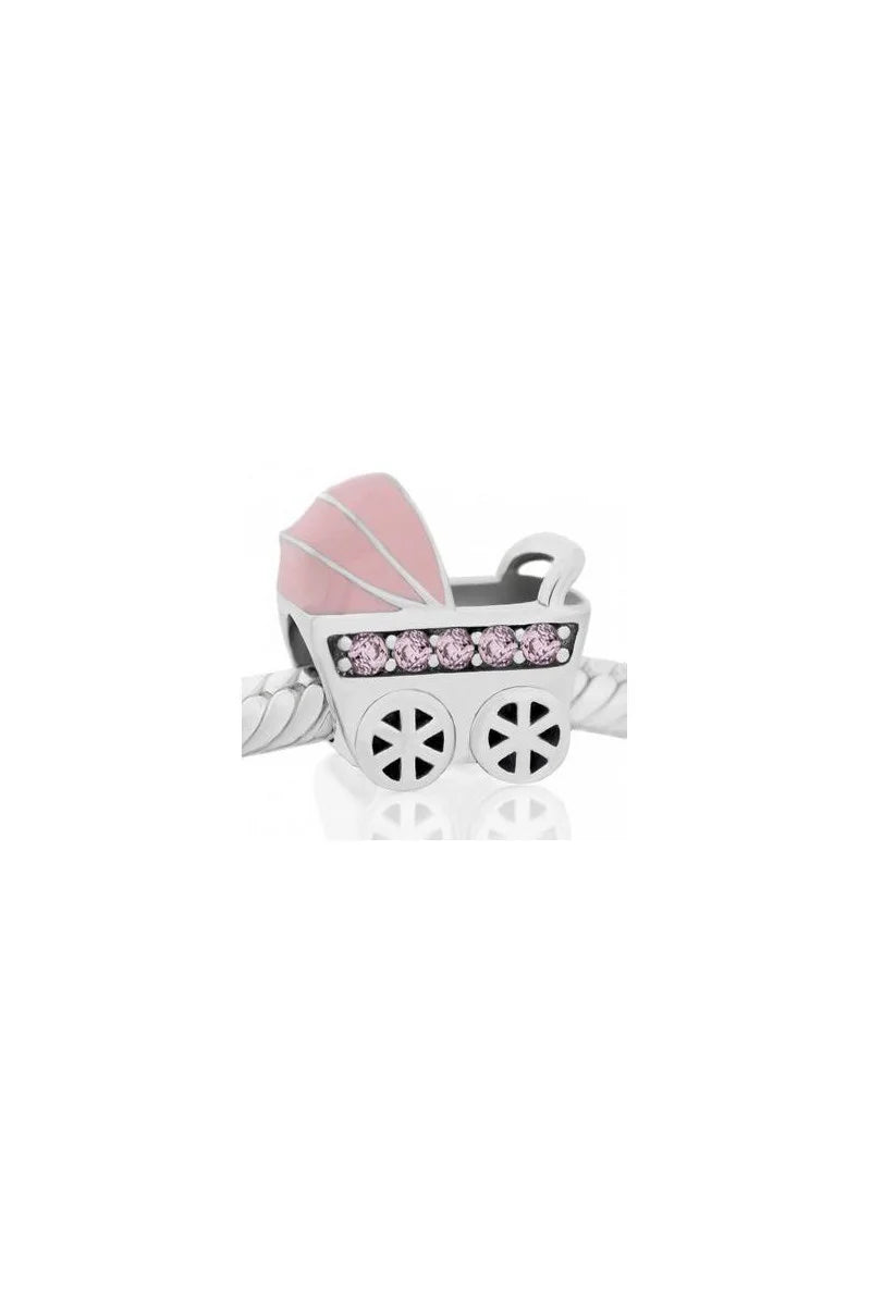 Charm Cochecito Rosa