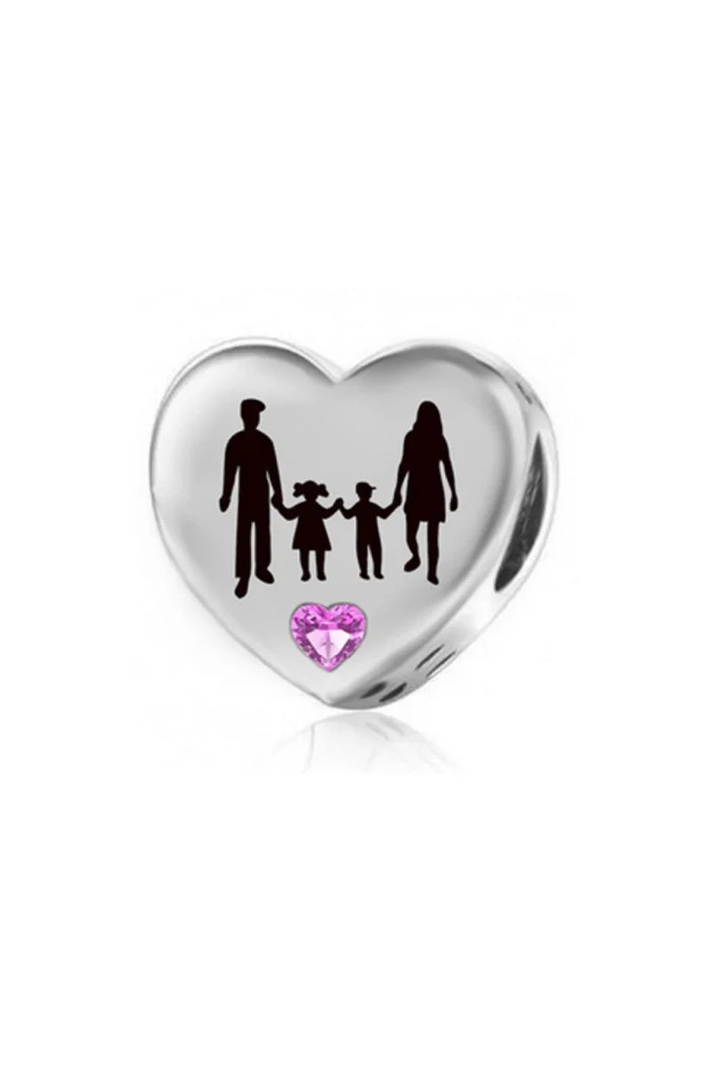 Charm Corazón Familia