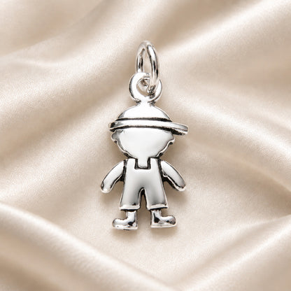 Mini Colgante Niño de Plata de Ley