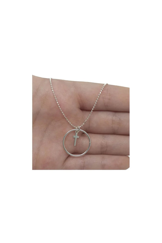 CADENA CON CÍRCULO Y CRUZ