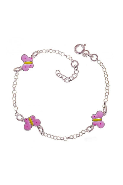 Pulsera "Mariposas Encantadas" - Plata de Ley 925