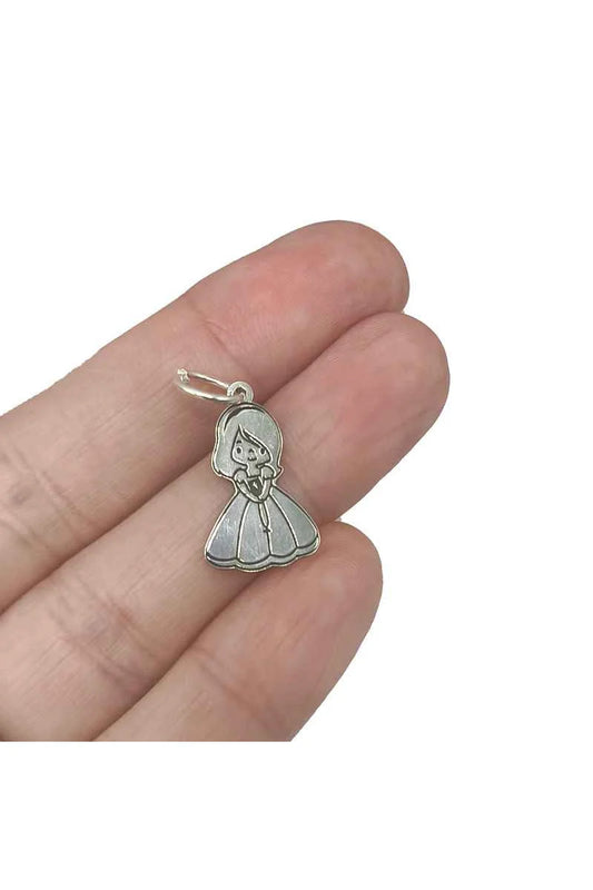 Colgante Niña de Comunión Plata de Ley 925