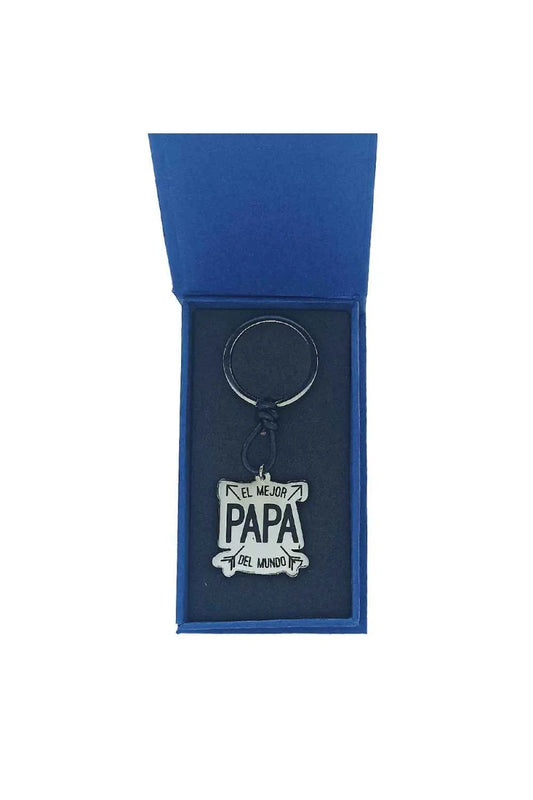 Llavero "El mejor papá del mundo entero"