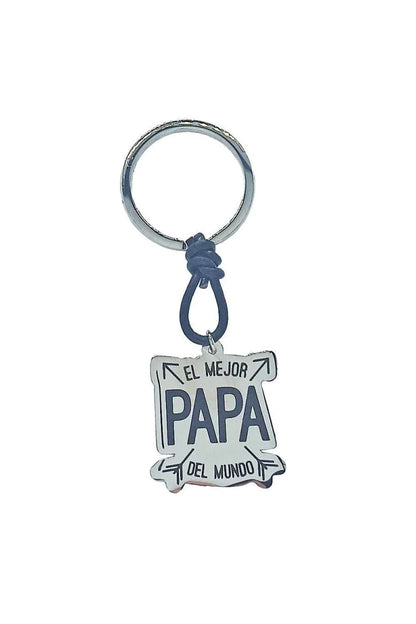 Llavero "El mejor papá del mundo entero"