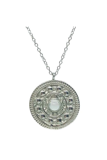 Gargantilla Piedra de Luna en Plata de Ley