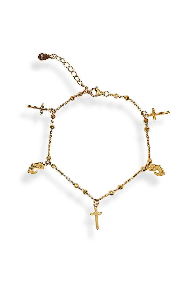 Pulsera Religious❤️ Bañada en Oro 18kl