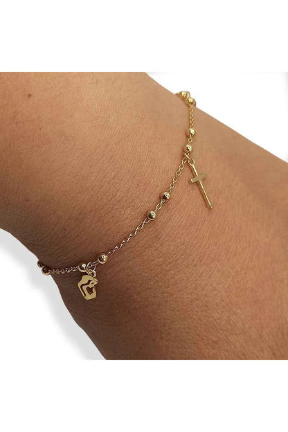 Pulsera Religious❤️ Bañada en Oro 18kl