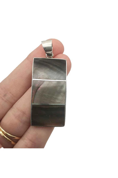 Colgante de Piedra Natural y Plata de Ley