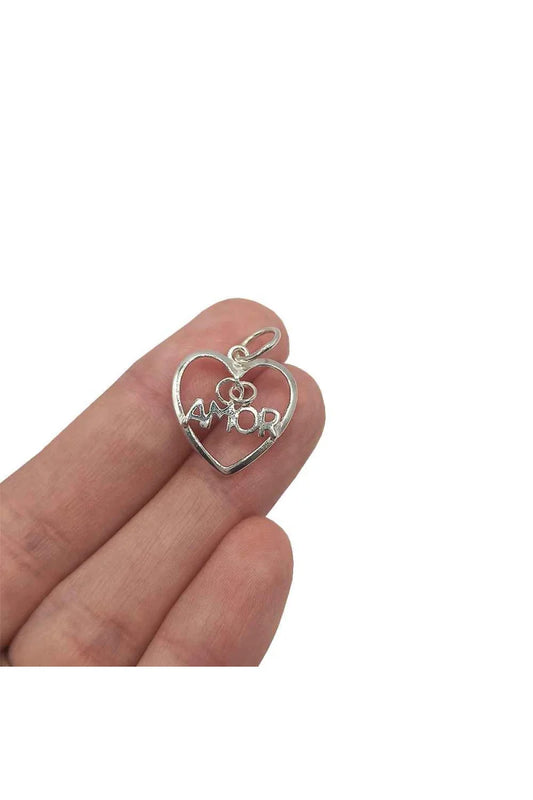 Colgante Eterno Amor en Plata de Ley