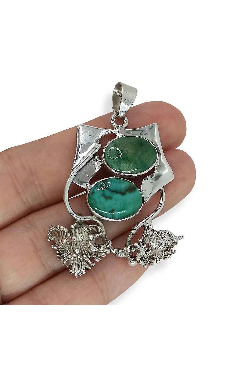 Colgante Turquesa Plata de Ley 925