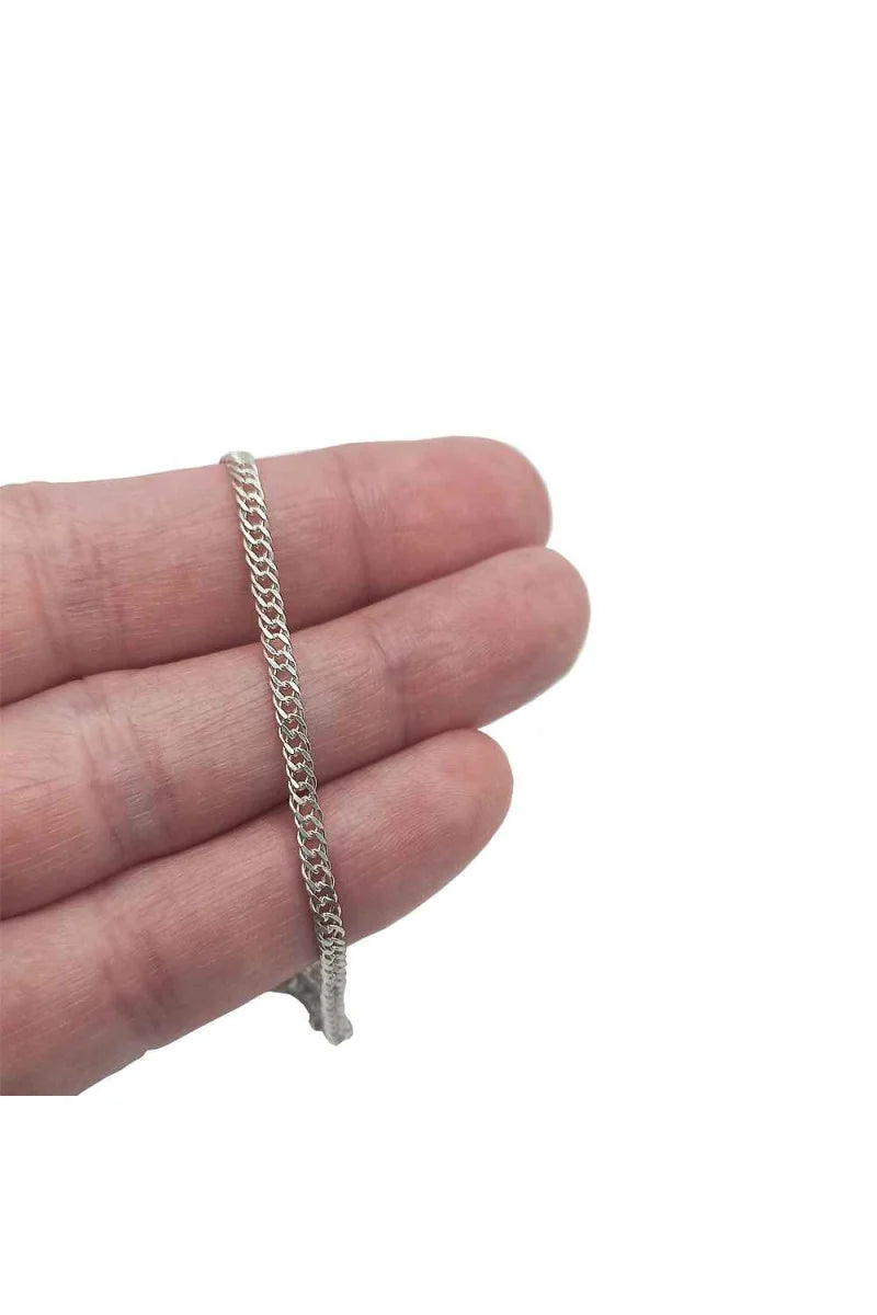 Cadena Barbada 40 cm Plata de Ley 925