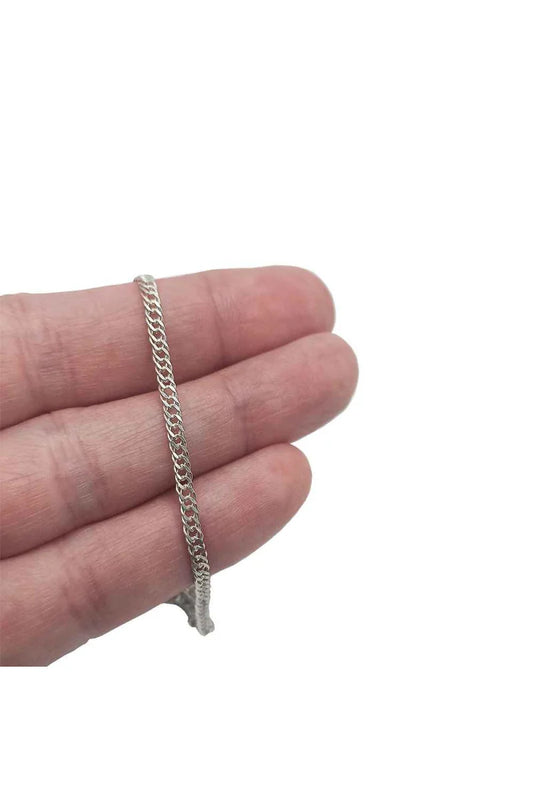 Cadena Barbada 40 cm Plata de Ley 925