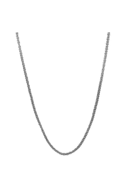 Cadena Coreana 45cm Plata de Ley