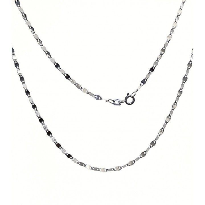 Cadena Fina Plata de Ley 925 Lisa 'Lumina' – 40 cm (2.8 mm)