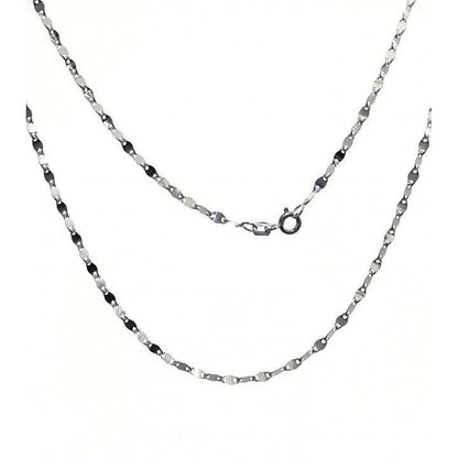 Cadena Fina Plata de Ley 925 Lisa 'Lumina' – 40 cm (2.8 mm)