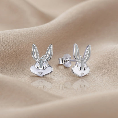 Pendientes de Plata de Ley 925 con Diseño Divertido
