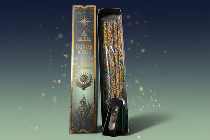 Incienso Artesanal Crystal Labradorita - Aroma de Transformación y Protección (20g) - Con Piedras Naturales de Labradorita