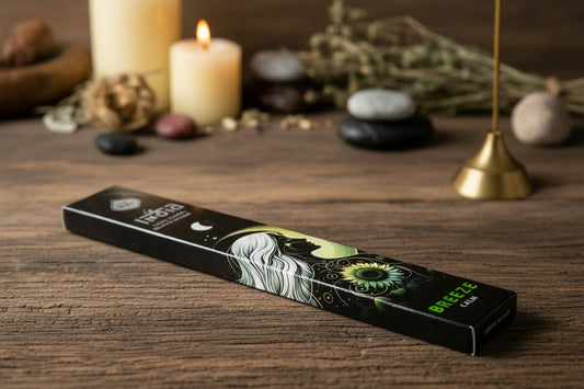 Incienso Artesanal Calma – Luxury Black Edition por Sagrada Madre (Hecho en India)