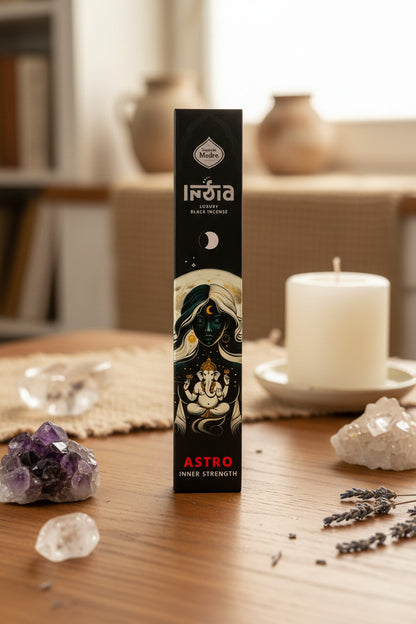 Incienso Artesanal Astro – Luxury Black Edition por Sagrada Madre (Hecho en India)