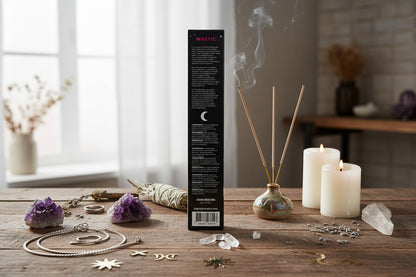 Incienso Artesanal Mystic – Luxury Black Edition por Sagrada Madre (Hecho en India)