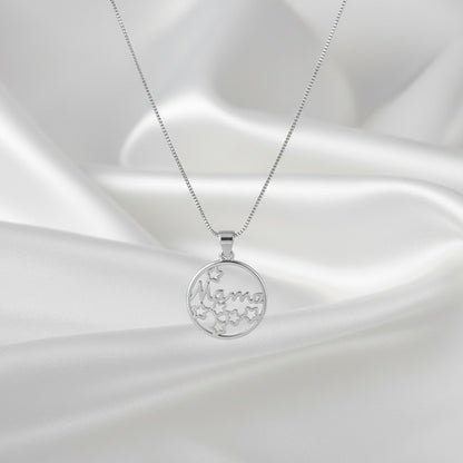 Colgante "Guía Estelar" en Plata Rodiada - Amuleto de Amor Infinito