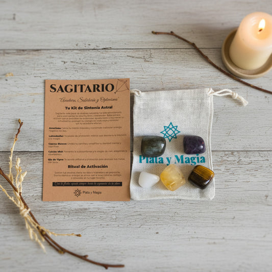 Kit de Sintonía Astral Sagitario – Pack de Minerales para la Aventura y la Sabiduría Interior