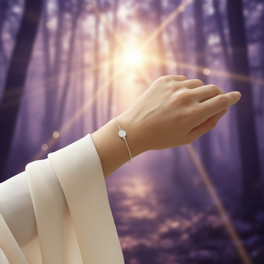 Pulsera "Escudo de Fe" – San Benito de 8.7 mm de Doble Cara en Plata de Ley 925