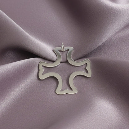 Colgante Cruz de Expansión – Plata de Ley 925 – Amuleto de Protección y Regalo de Poder Personal