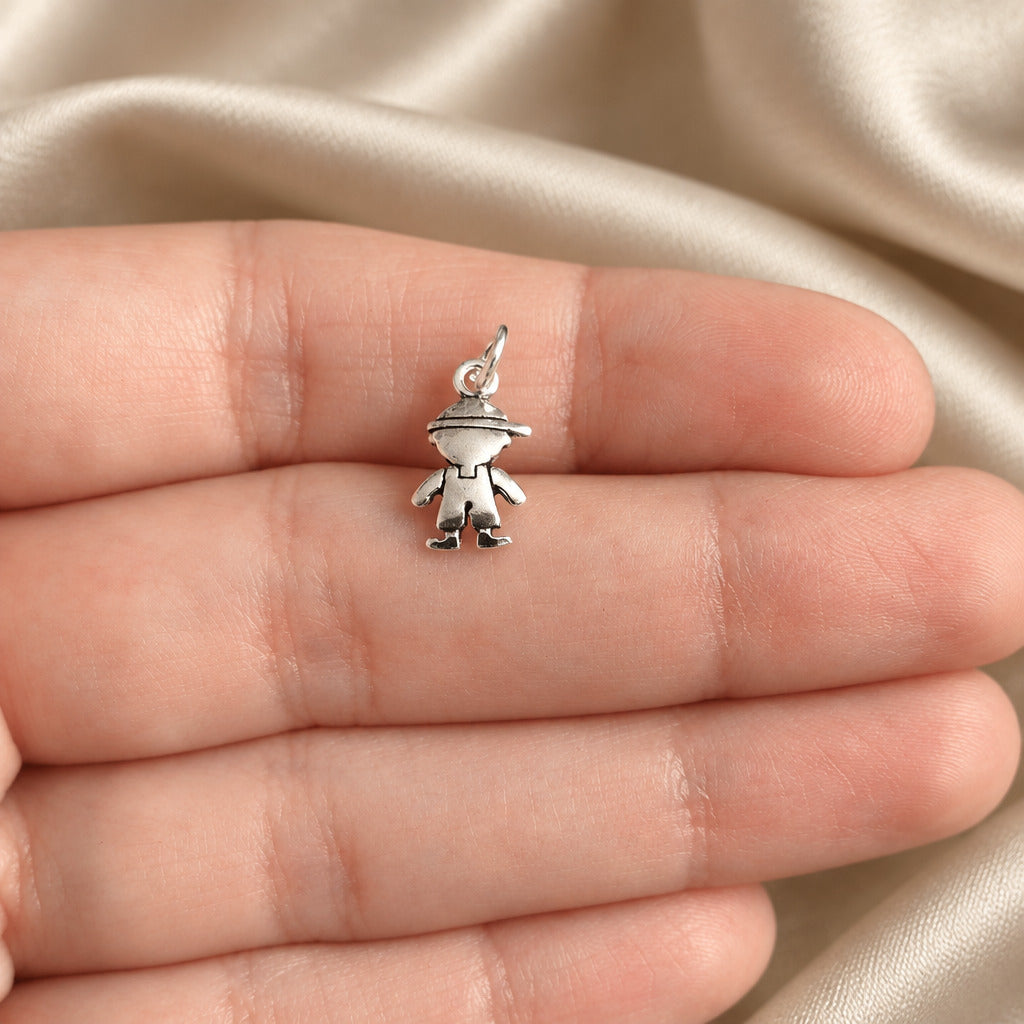 Mini Colgante Niño de Plata de Ley