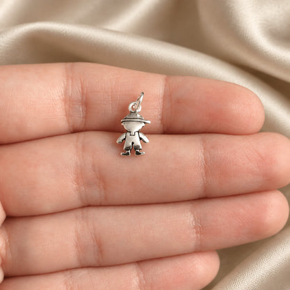 Mini Colgante Niño de Plata de Ley