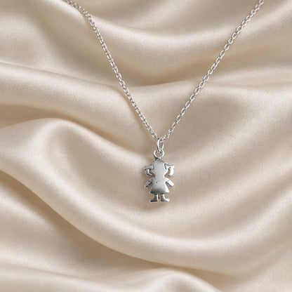 Mini Colgante de Plata de Ley Niña