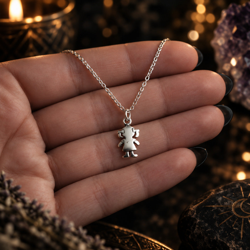 Mini Colgante de Plata de Ley Niña