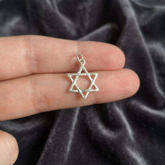 Colgante Estrella de David de Plata de Ley 925 | Plata y Magia