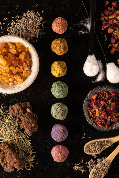 Bombita de Defumación Activada 7 Chakras Sagrada Madre - Ritual de Armonía Energética (7 unidades)