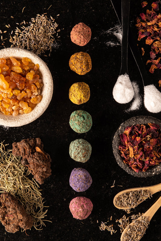 Bombita de Defumación Activada 7 Chakras Sagrada Madre - Ritual de Armonía Energética (7 unidades)