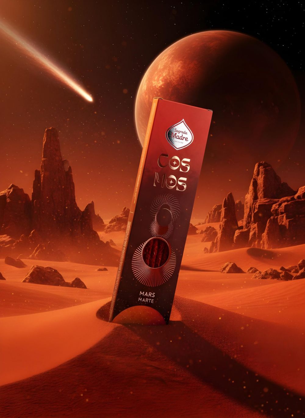 Incienso Cosmos Marte (Martes) - Coraje, Acción y Energía para Emprender